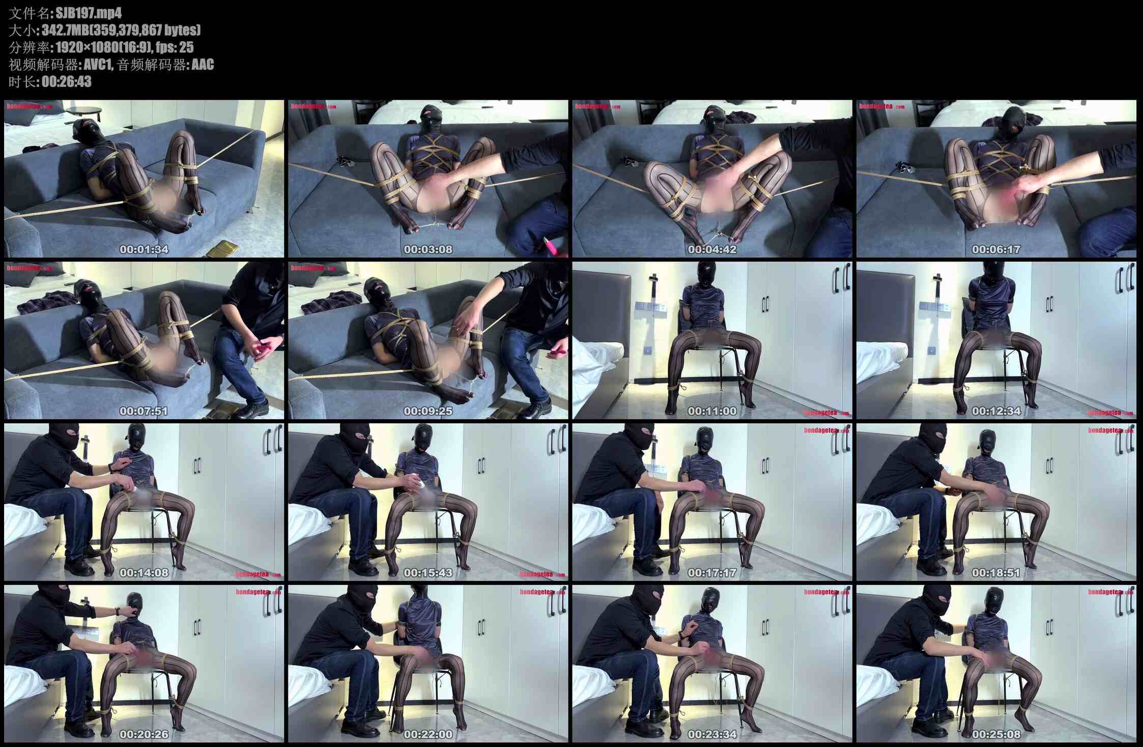 【绳精病】小偷危机 小姐姐被小偷劫财劫色后百般羞辱控制调戏塞子棒棒齐上阵妹子绝望